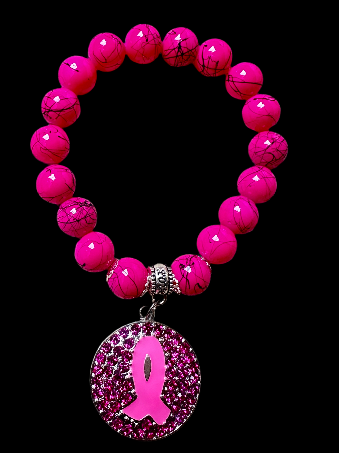 Pink Ribbon Power Bracelet