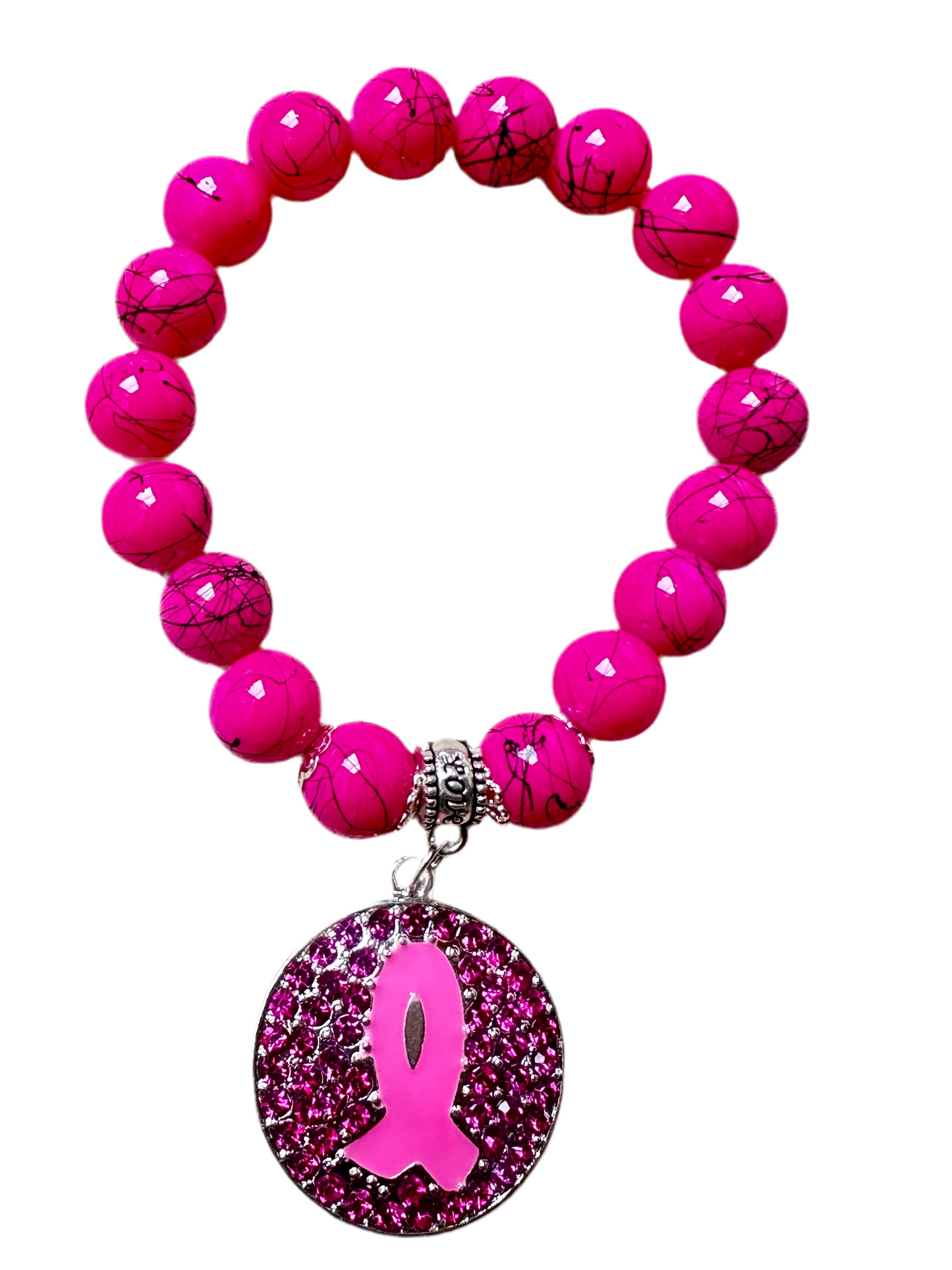 Pink Ribbon Power Bracelet